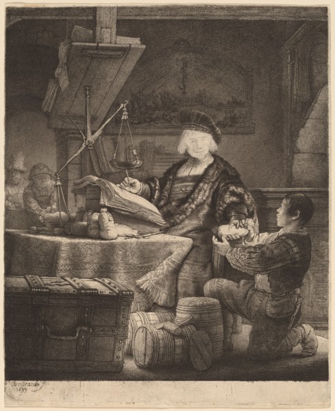 Jan Uytenbogaert, "The Goldweigher".