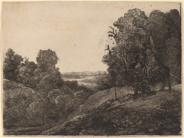 The Flight into Egypt: Altered from Seghers, c. 1653.