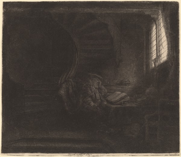 Saint Jerome in a Dark Chamber, 1642.