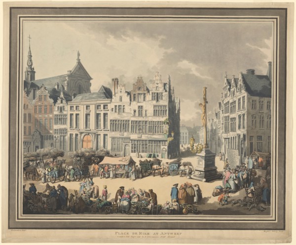 Place de Meir at Antwerp, 1797.