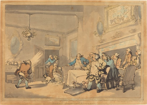 The Disappointed Epicures, 1787.