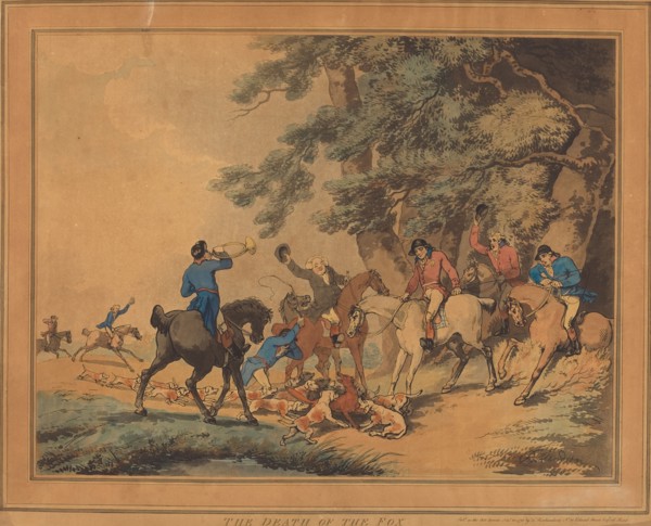 The Death of the Fox, published 1786.