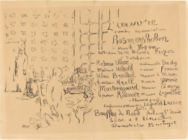 Rosmersholm, 1893.