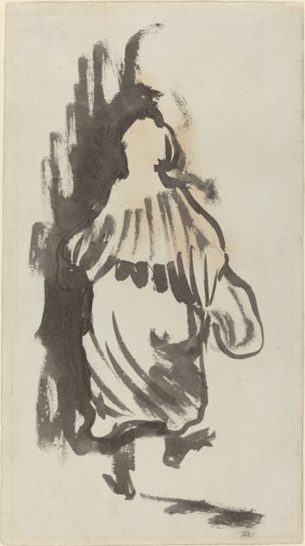 Walking Figure Seen from Behind, c. 1894.