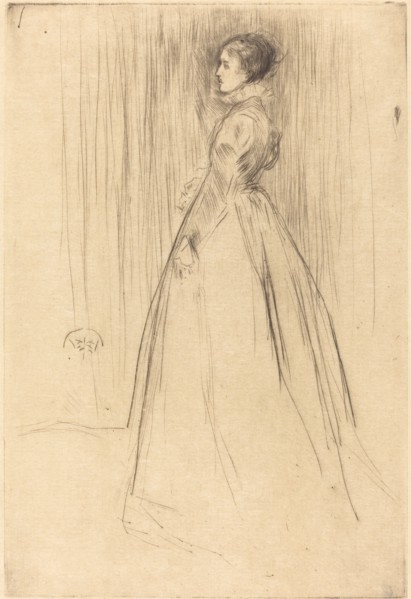 The Velvet Dress, 1873.