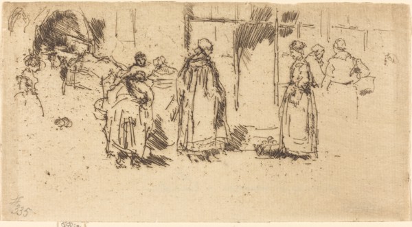 Poultry-Market, Loches, 1888.