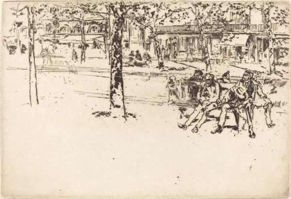 Le Boulevard Poissoniere, 1893.