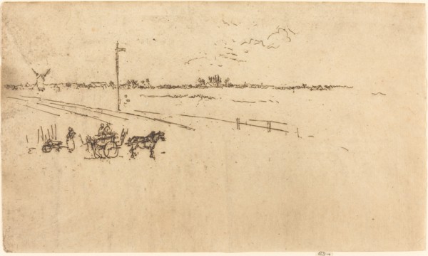 Railway Station, Voves, 1887.