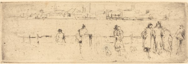 A Sketch on the Embankment, c. 1884/1886.