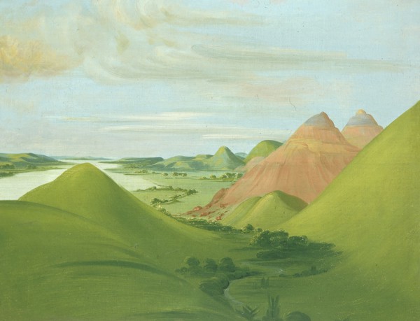 Iron Bluff, 1200 Miles above St. Louis, 1832.