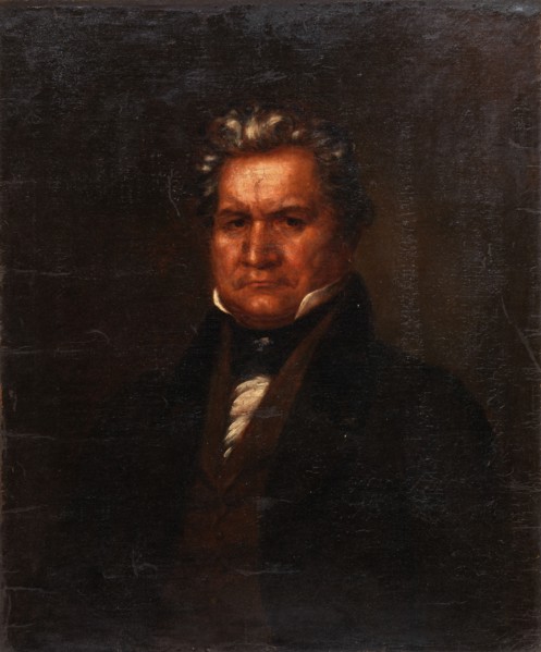 Major Ridge, Portrait of Cherokee Indian, .
