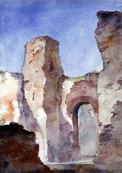 Baths of Caracalla, Rome, 1880.