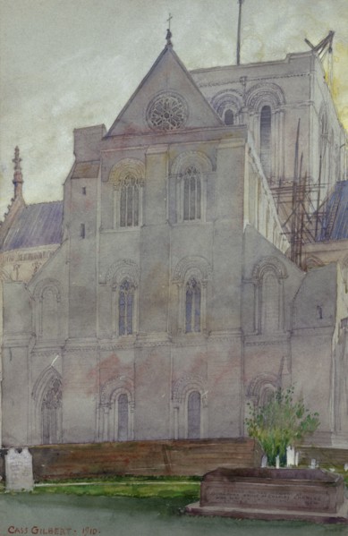 North Transept, Winchester Cathedral, England, 1910.