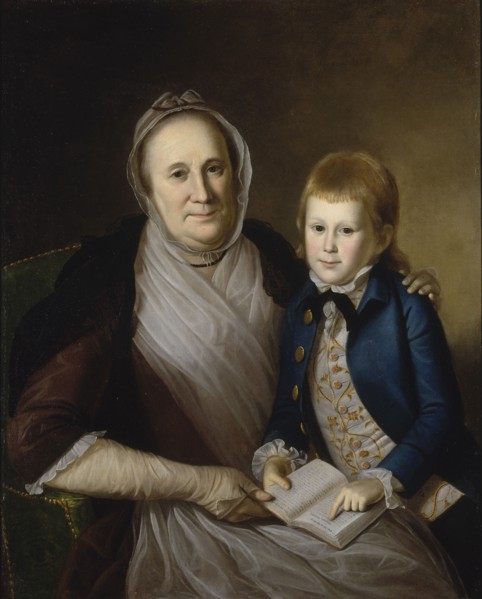 Mrs. James Smith and Grandson, 1776.