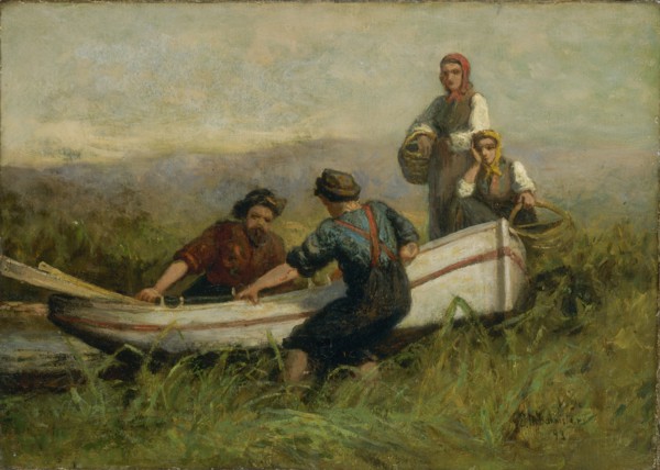 People Near Boat, 1893.