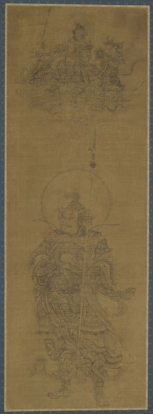Portrait of a Deva King, 14th century.