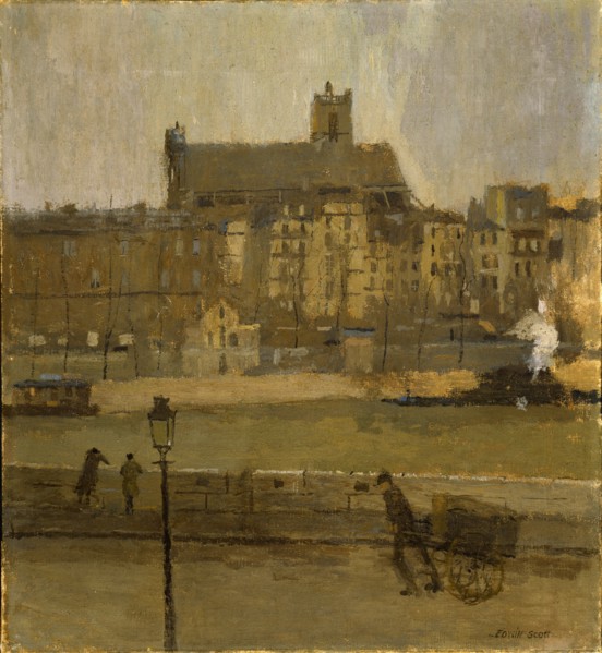 Quai de la Seine, Eglise St. Gervais, n.d.