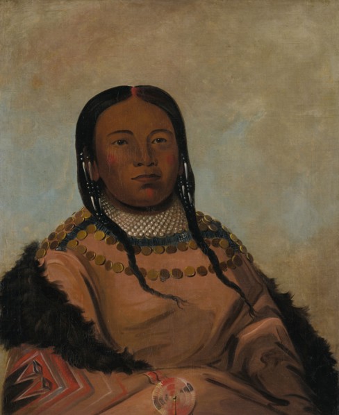 Wi-lóoh-tah-eeh-tcháh-ta-máh-nee, Red Thing That Touches in Marching, Daughter of Black Rock, 1832.