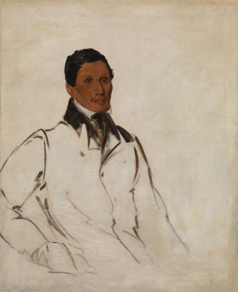 Waun-naw-con, The Dish (John W. Quinney), a Missionary Preacher, 1836.
