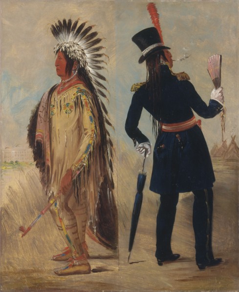 Wi-jún-jon, Pigeon's Egg Head (The Light) Going To and Returning From Washington, 1837-1839.