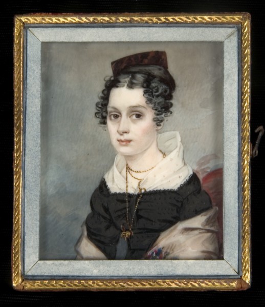 Portrait of Mary Catlin, ca. 1827.