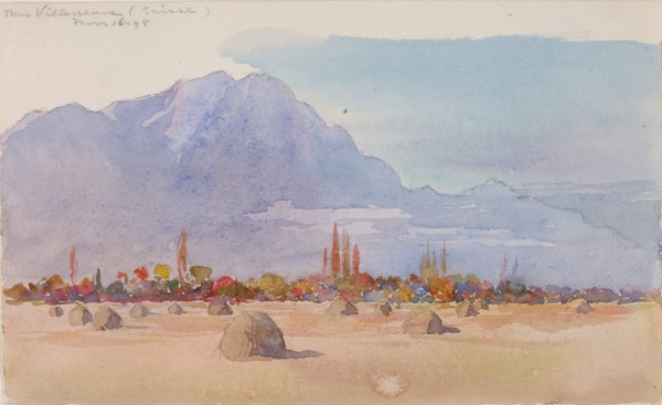 Near Villeneuve, Suisse, 1898.