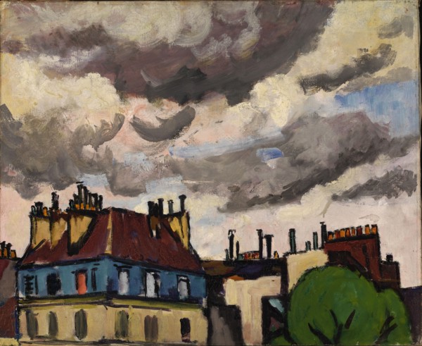 Rooftops and Clouds, Paris, 1910-1912.