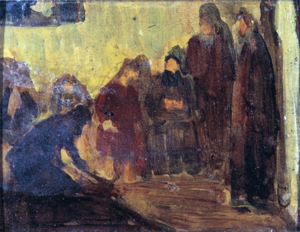 Study, Christ Washing the Feet of the Disciples, ca. 1905.