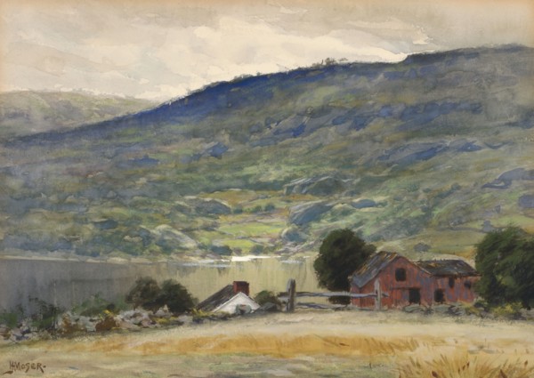 Hill and Lake, late 19th-early 20th century.