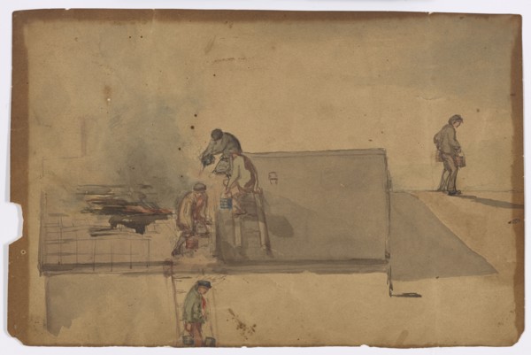 A Fire at Pomfret, 1849.