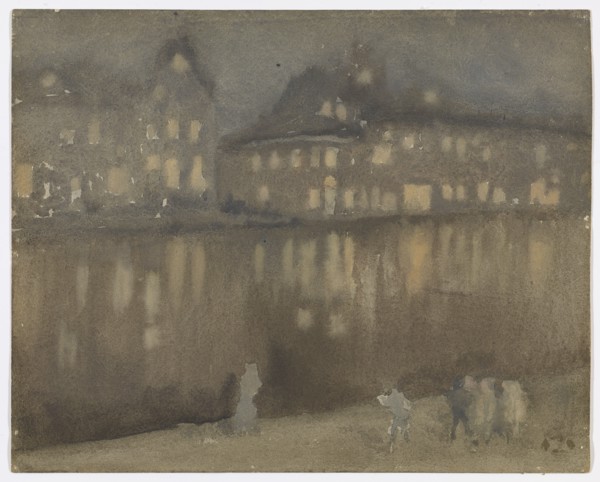 Grand Canal, Amsterdam; Nocturne, 1882.
