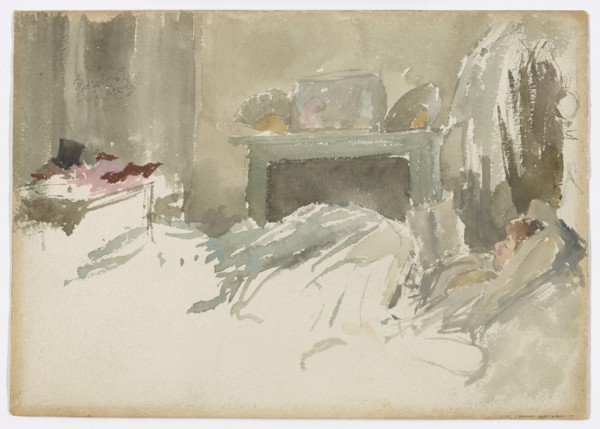 Resting in Bed, 1883-1884.