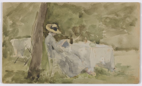 Breakfast in the Garden, 1885-1886.