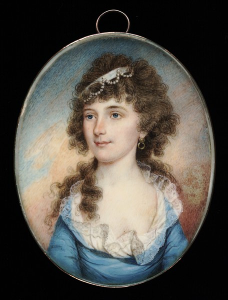 Mrs. John McCluney, ca. 1795. [Possibly a portrait of Elizabeth Purviance, who married Major John McCluney of Pennsylvania in 1804, or it may represent Isabella Shearer of Virginia, who married a John...