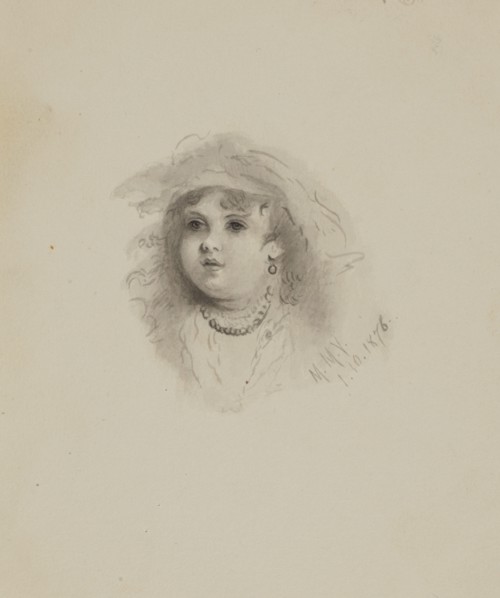 Untitled (Head of a Child), 1876.