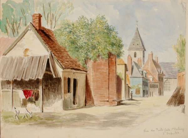 Rue du Puits Sale, St. Valery, 1862.