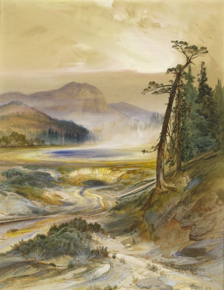 Excelsior Geyser, Yellowstone Park, 1873.