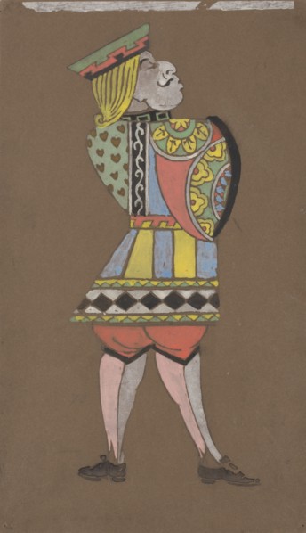 Knave of Hearts (costume design for Alice-in-Wonderland).