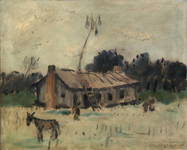 Cabin in Alabama, ca. 1915-1925.