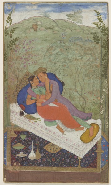 Sultan Murad and a Consort, ca. 1597. Attributed to Manohar.