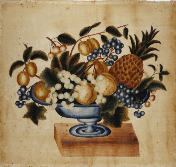 Still Life, ca. 1830-1848. Attributed to Elizabeth W. Capron.