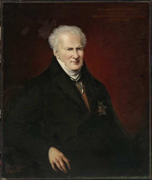 Alexander von Humboldt, 1855.