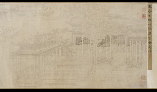 Palace Ladies of the Cinnamon Hall and Orchid Palace, 15th century. Formerly attributed to Li Gonglin.