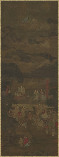 The Discourse of Vimalakirti and Manjusri, 16th-17th century. Formerly attributed to Zhou Fang.