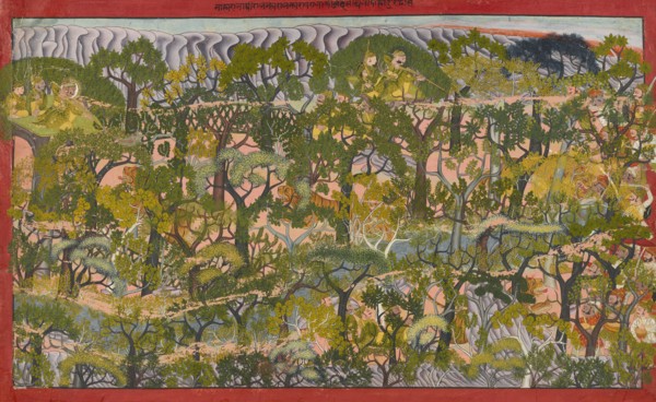 Maharao Umed Singh hunting tigers, 1787.