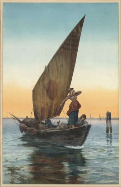The Grand Canal, Venice, late 19th-early 20th century.