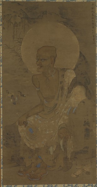 Arhat (Nakula), one of a set of sixteen, mid-14th century.