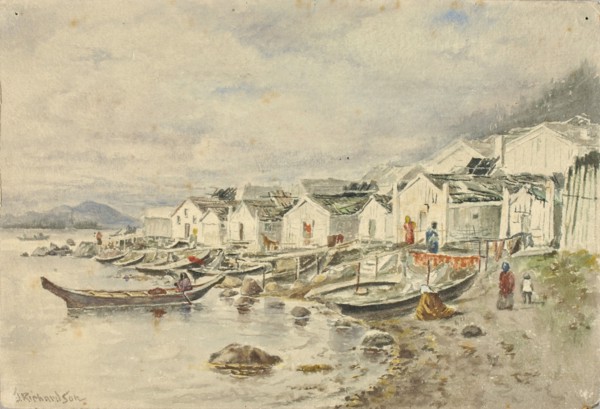 The Ranch Native Village, Sitka, 1884.