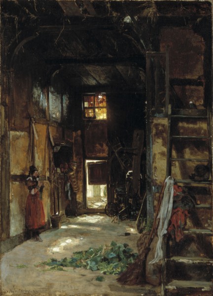 Interior of a Westphalian Cottage, 1852.