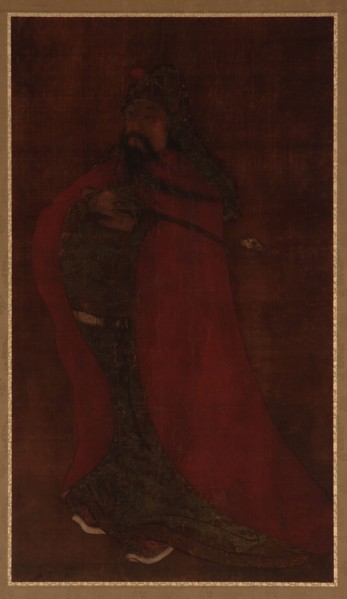 Portrait of a Han emperor, 1279-1368.